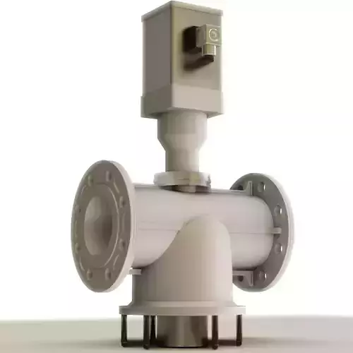 LGP Gas Train Industrial Safety Valve - Low poly - Subdivided