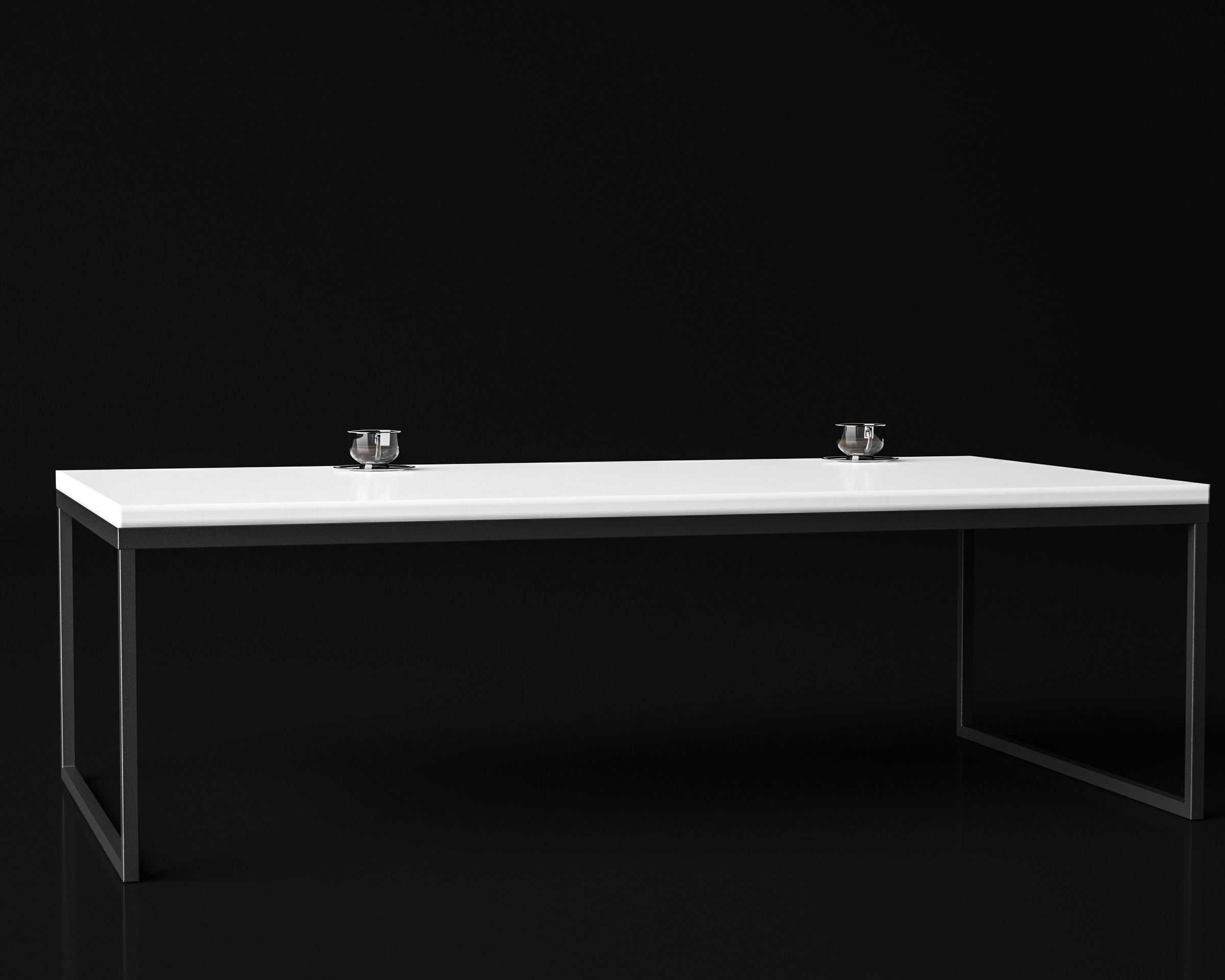 Coffee Table - High Quality Furniture 08 Free 3D model_2