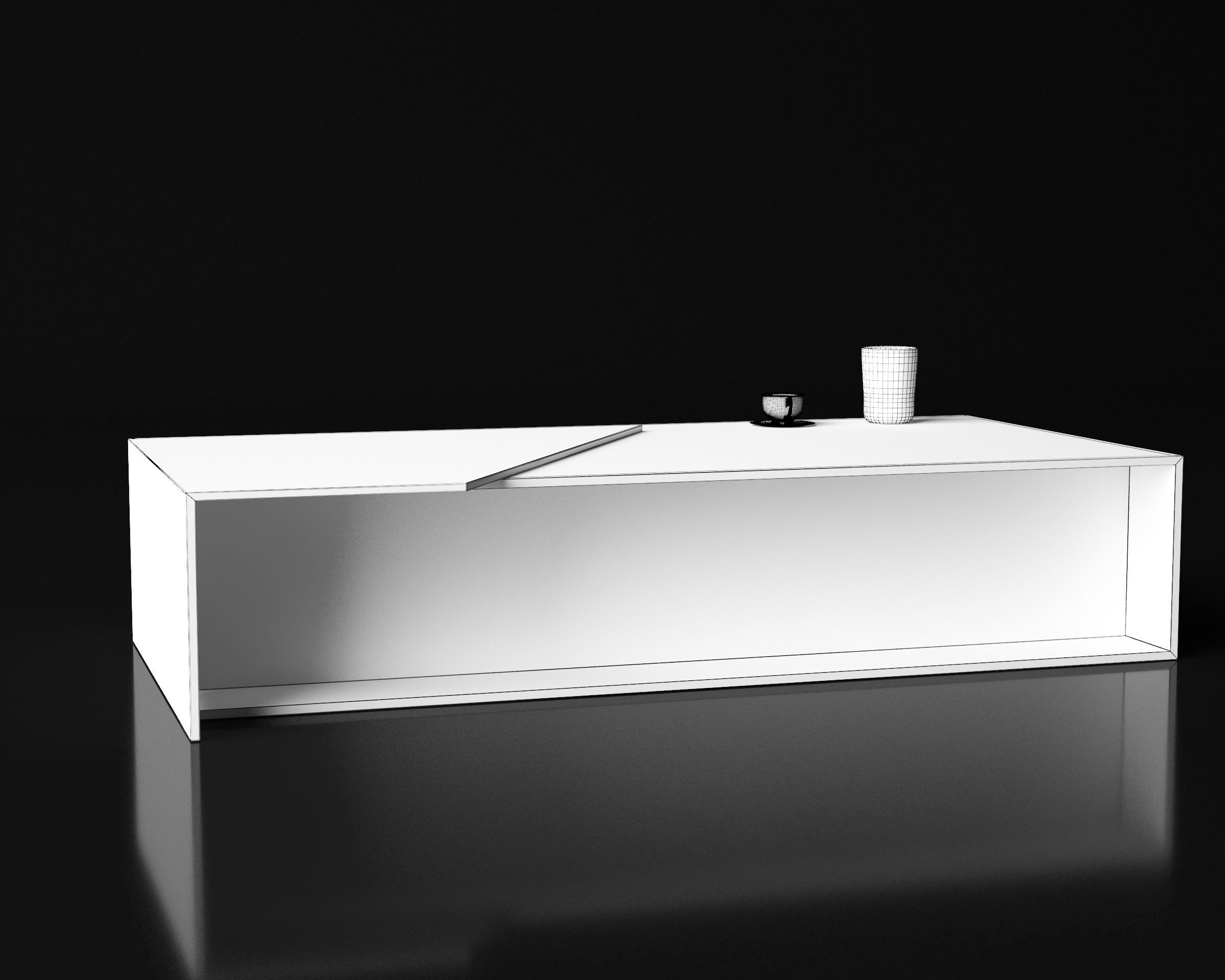 Coffee Table - High Quality Furniture 10 3D model_3