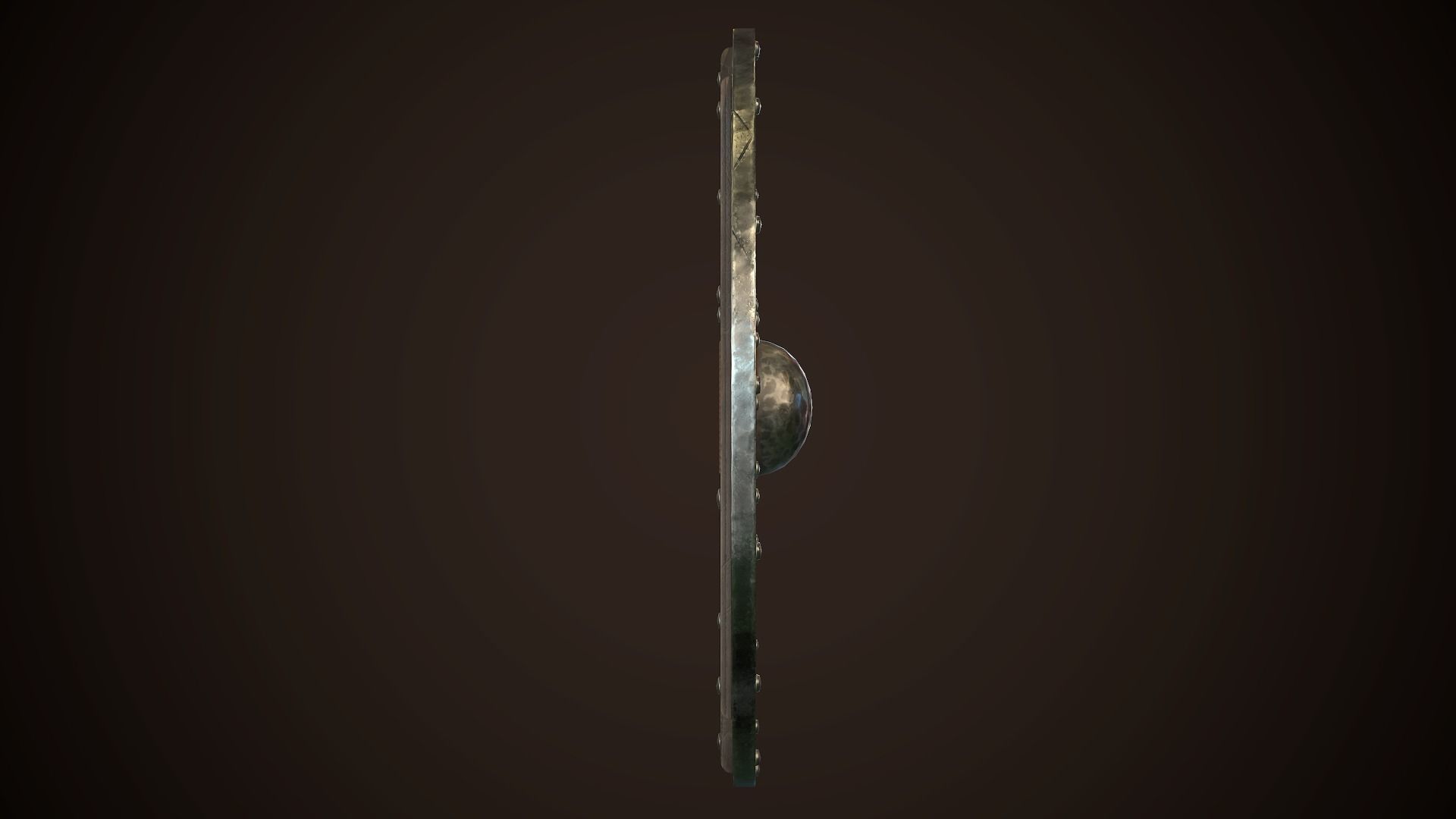 Viking Shield 16 Low-poly 3D model_11