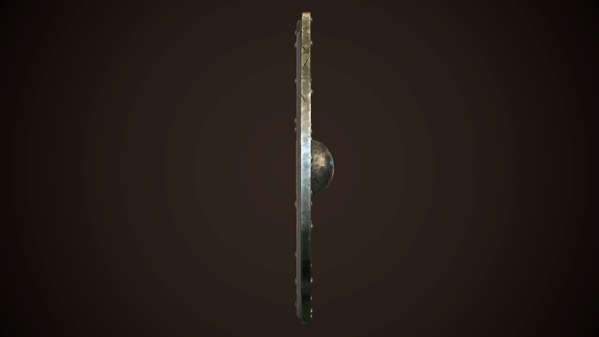 Viking Shield 21 Low-poly 3D model_11