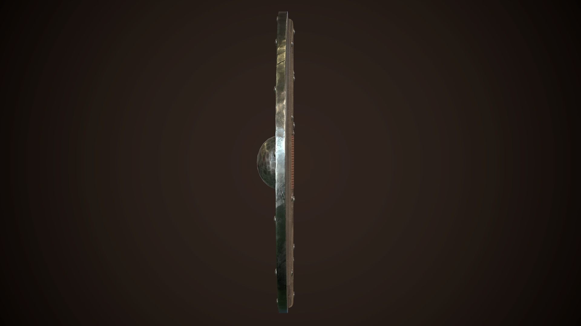 Viking Shield 23 Low-poly 3D model_5
