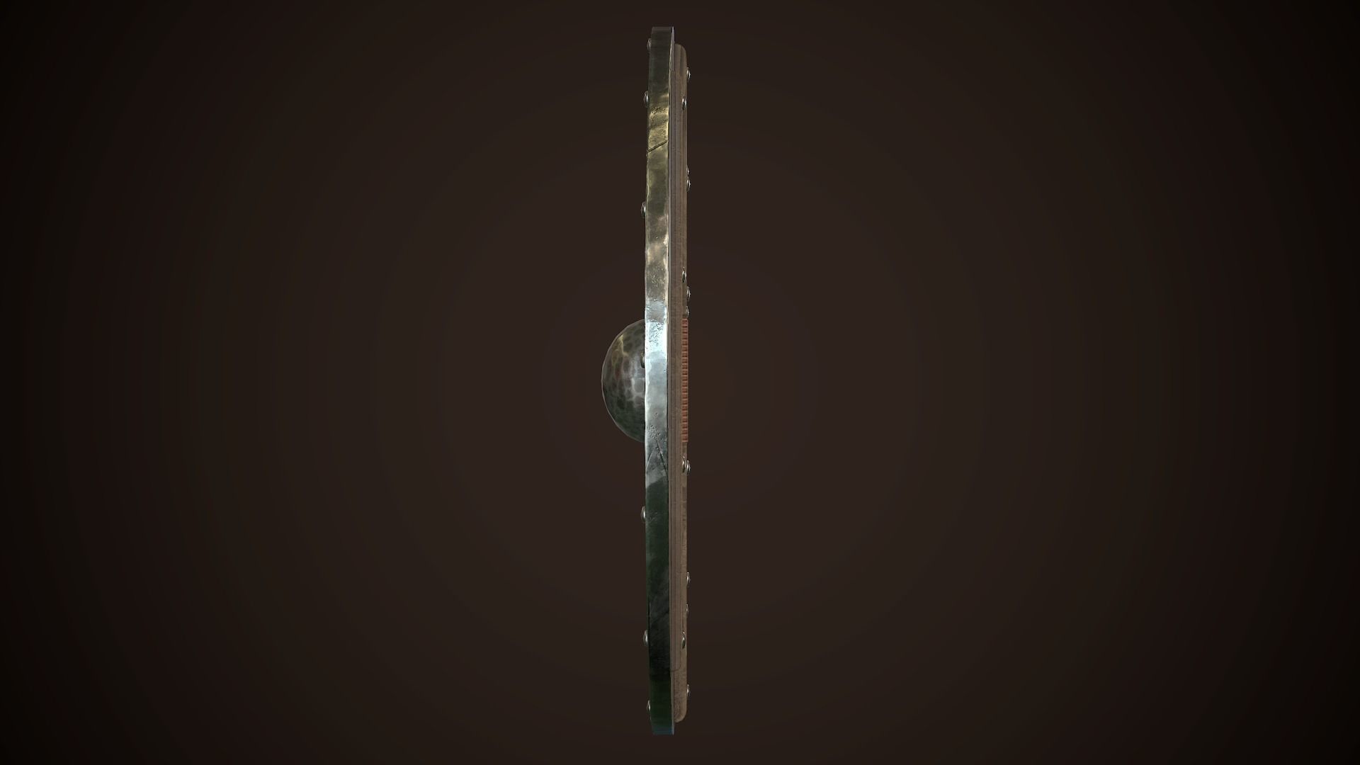 Viking Shield 24 Low-poly 3D model_5