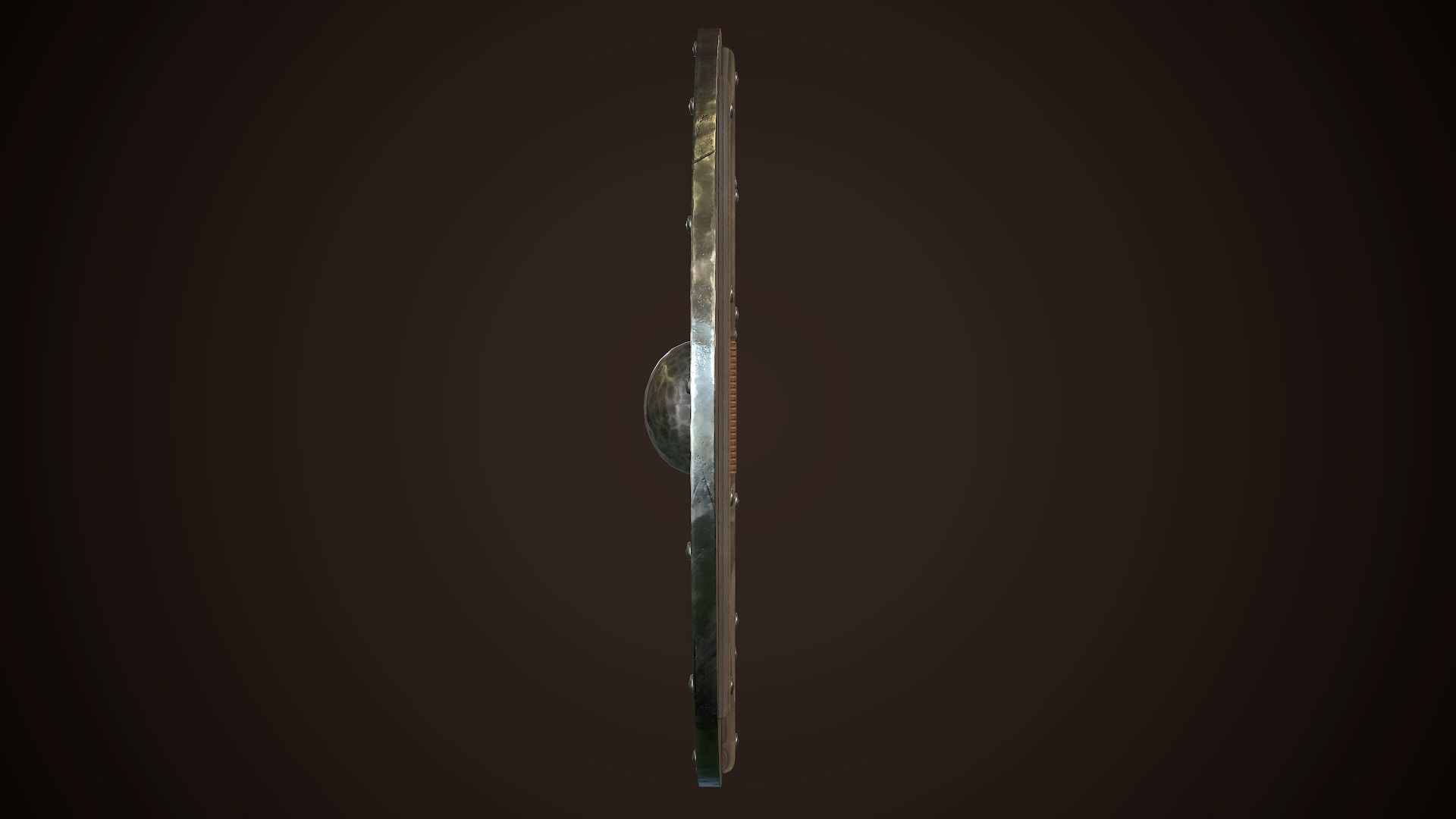 Viking Shield 27 Low-poly 3D model_5