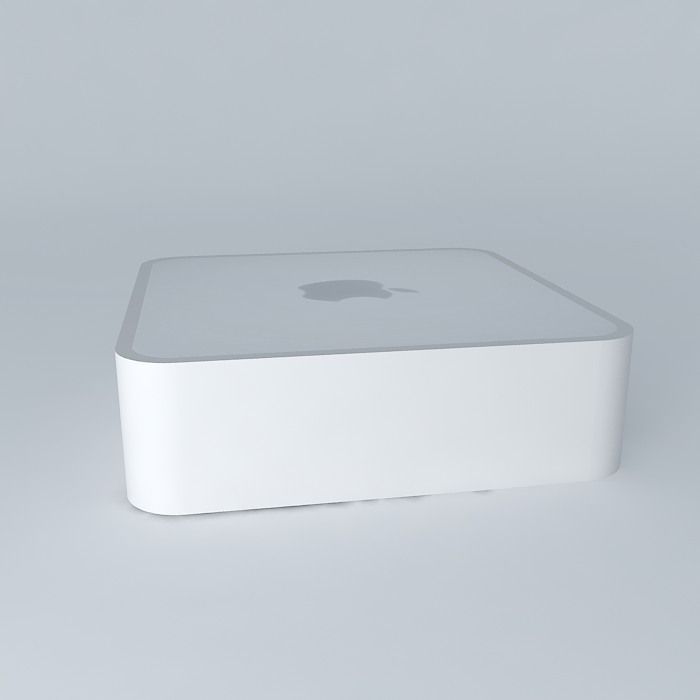 Mac Mini G5 Free 3D model_2