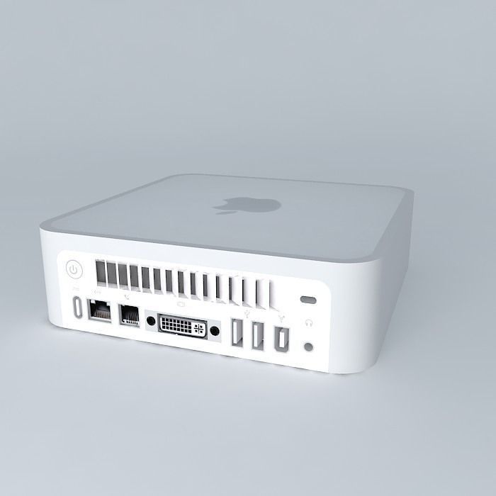 Mac Mini G5 Free 3D model_1