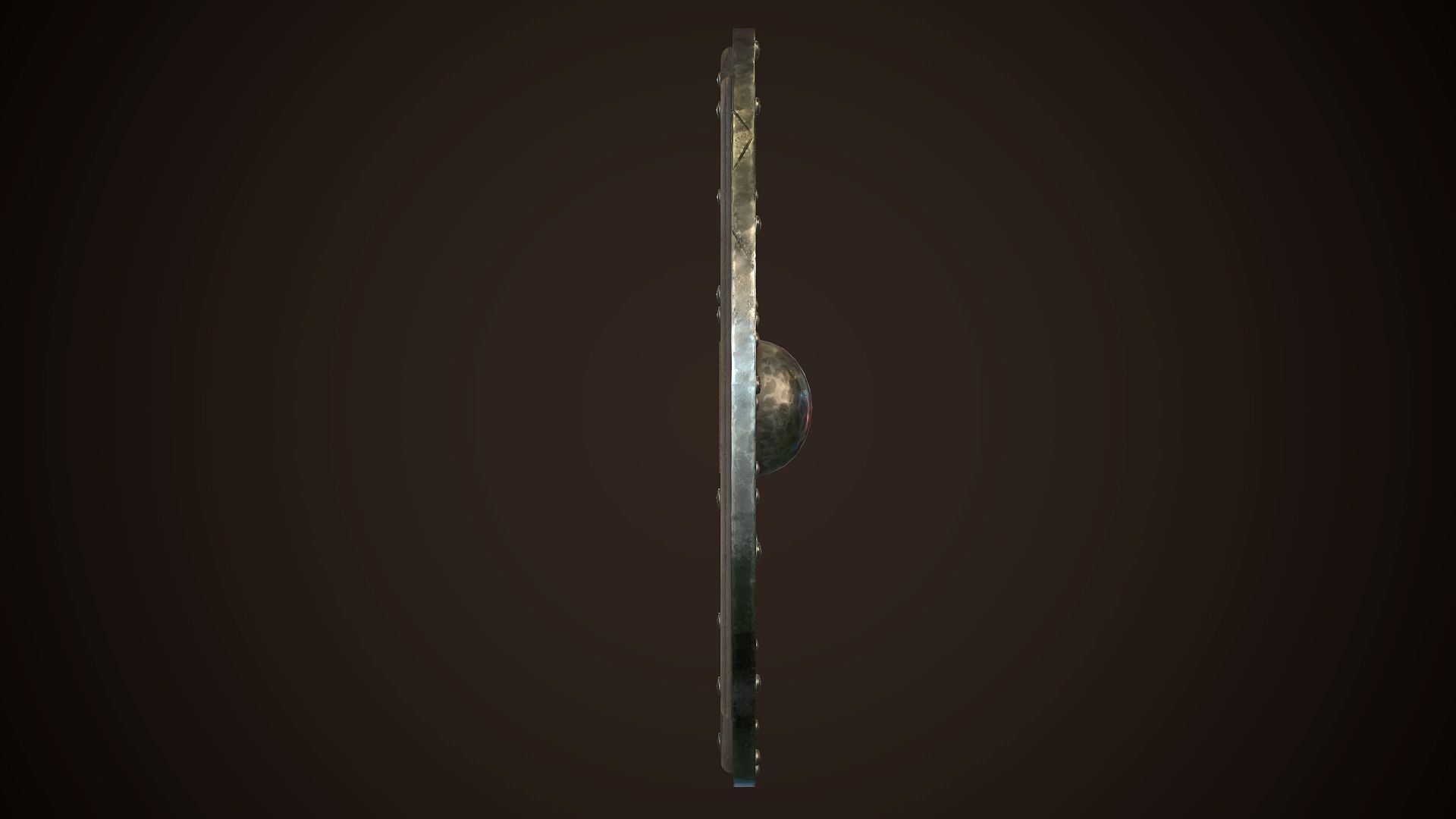 Viking Shield 31 Low-poly 3D model_11