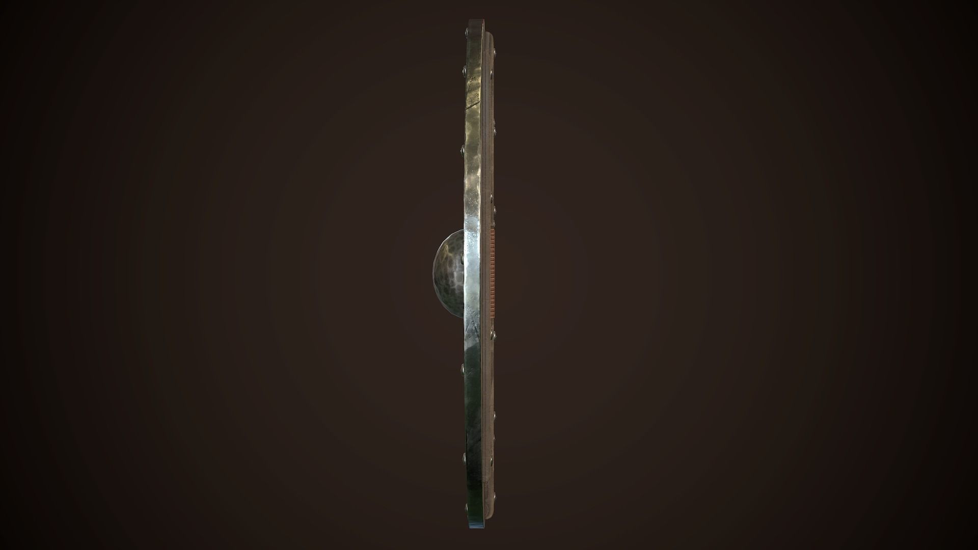 Viking Shield 31 Low-poly 3D model_5