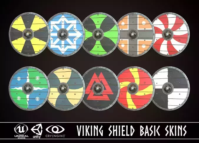 Viking Shield Basic Skins