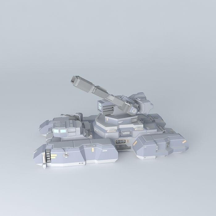 'Shockwave' Mobile Hover Artillery Unit Free 3D model_2