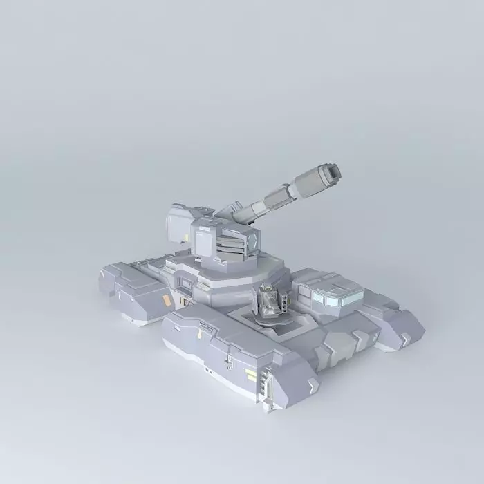 'Shockwave' Mobile Hover Artillery Unit Free 3D model_0