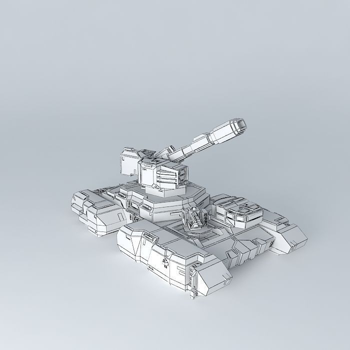 'Shockwave' Mobile Hover Artillery Unit Free 3D model_3
