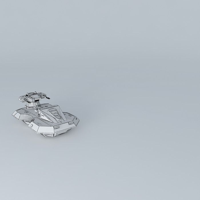 Enforcer Hover Tank Free 3D model_3