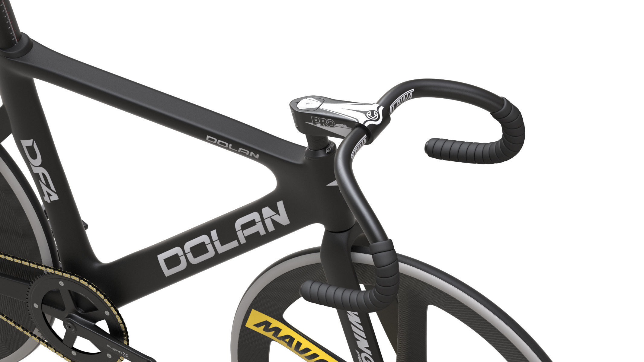 Dolan DF4 Carbon Track Bike 3D model_4