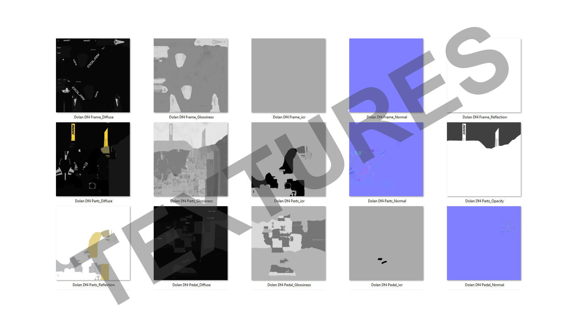 Dolan DF4 Carbon Track Bike 3D model_13