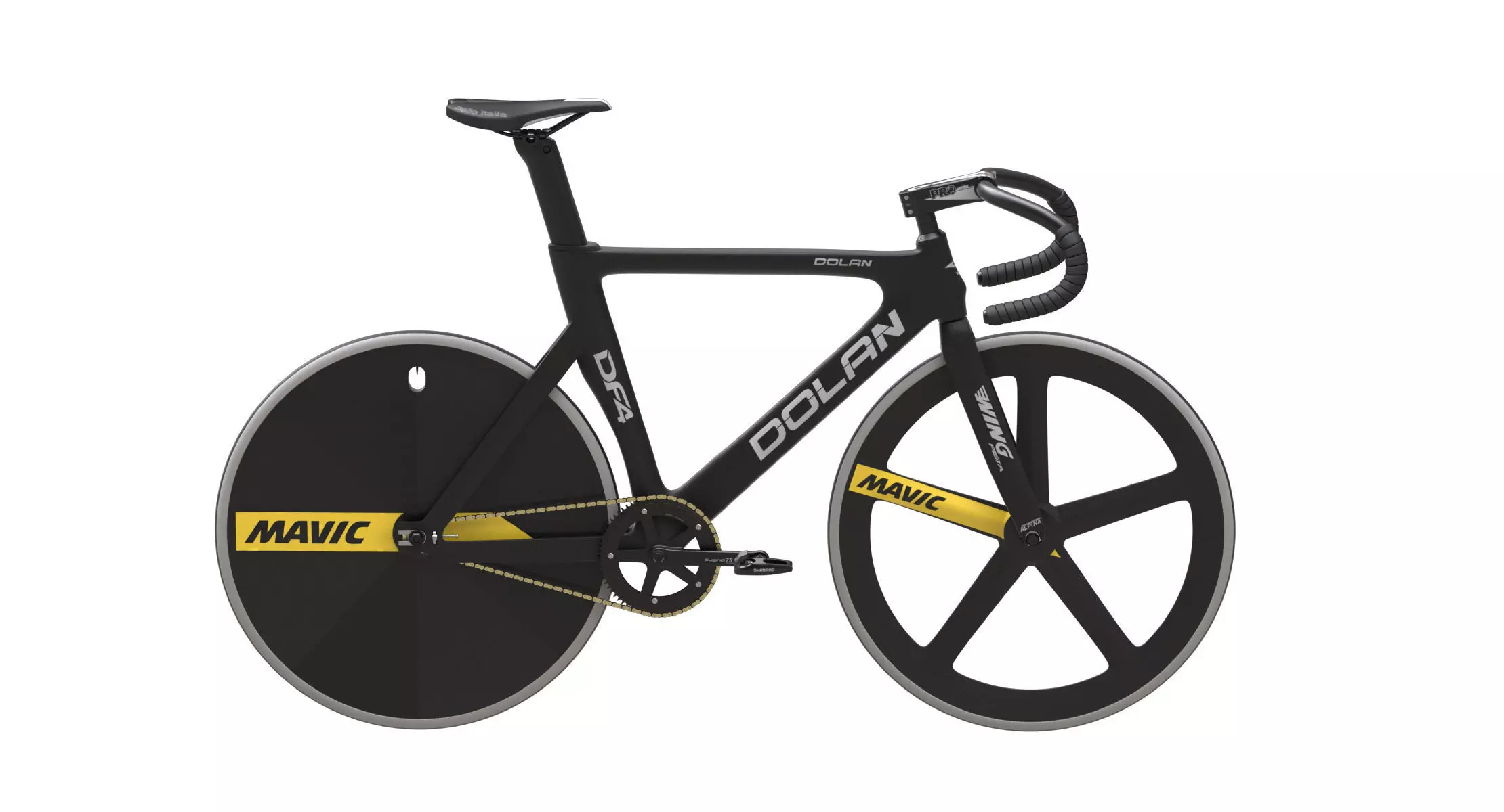 Dolan DF4 Carbon Track Bike 3D model_0