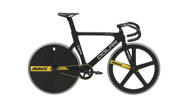 Dolan DF4 Carbon Track Bike 3D model