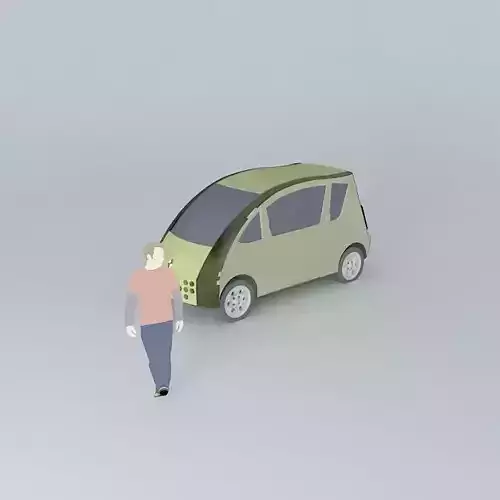Small Concept Car Free 3D model