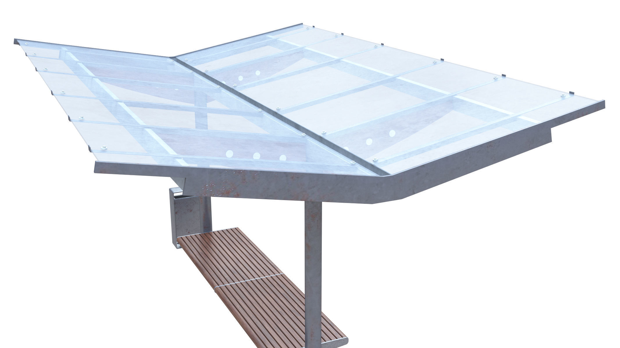 Bus Stop 01 3D model_6