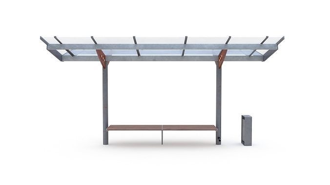 Bus Stop 01 3D model