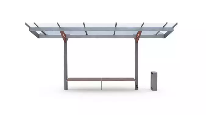 Bus Stop 01 3D model