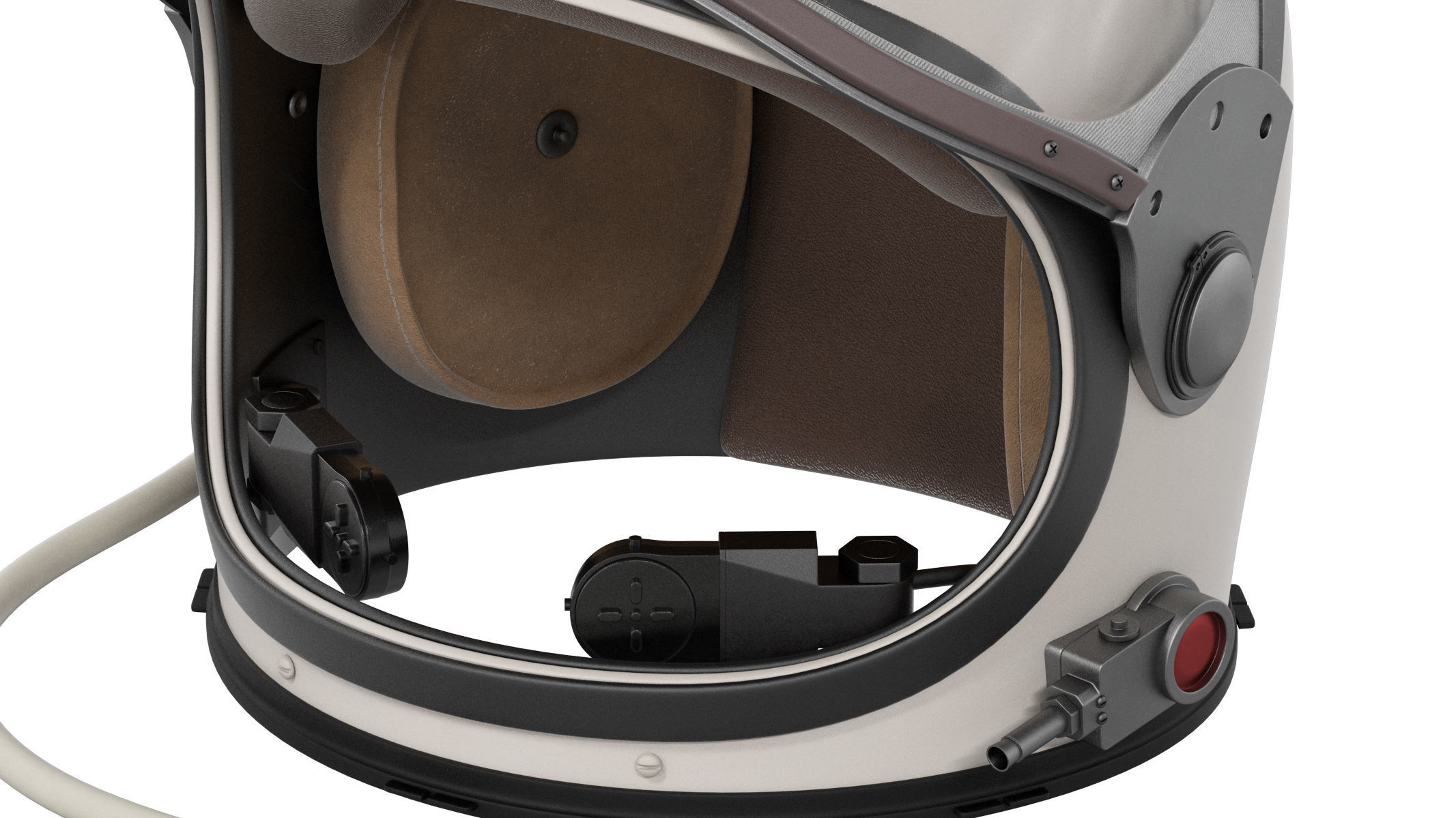 Astronaut Helmet 3D model_10