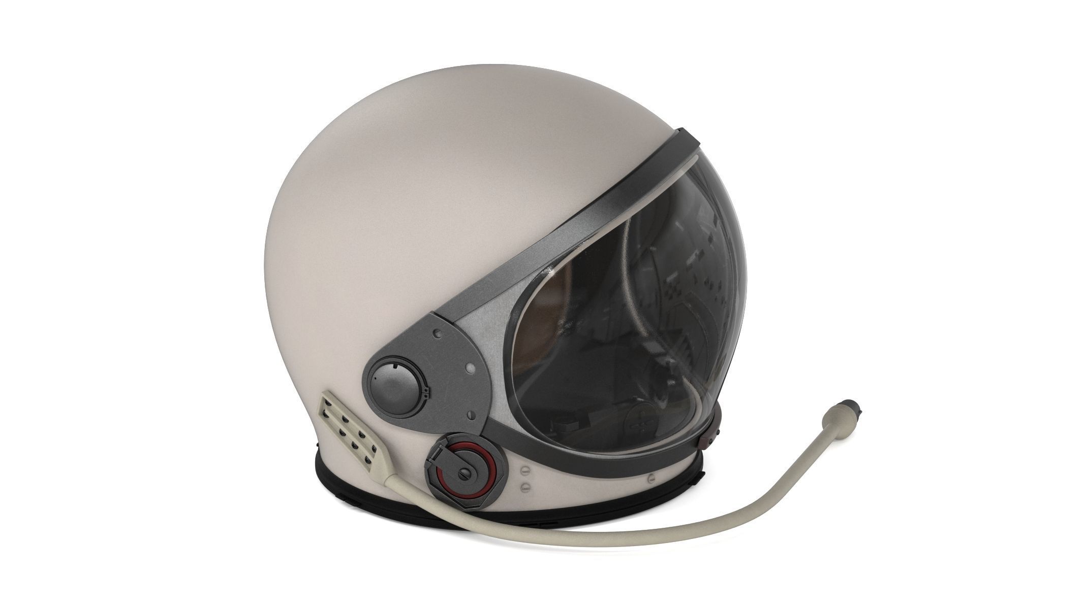Astronaut Helmet 3D model_1