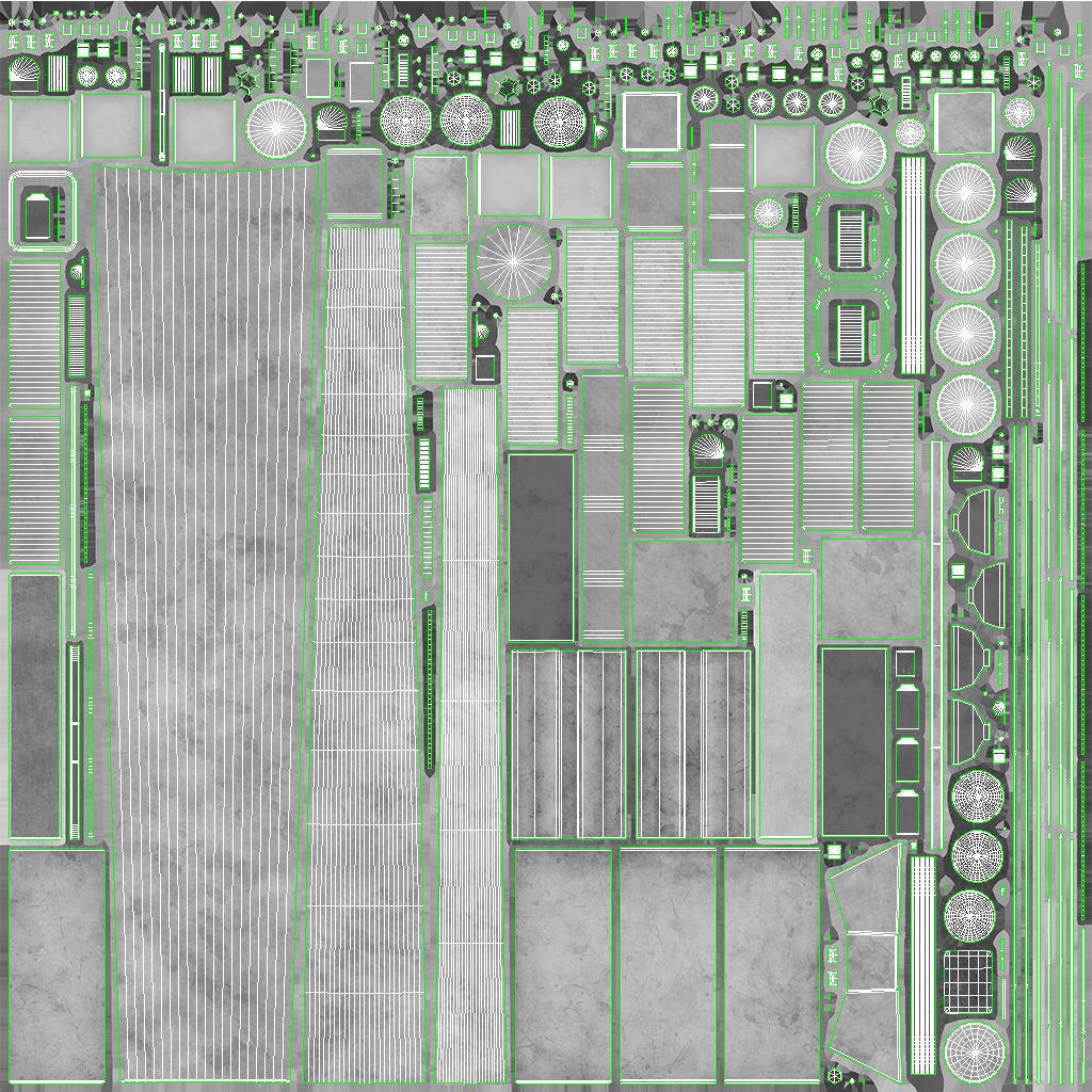 Street Light with Traffic 03 Low-poly 3D model_12