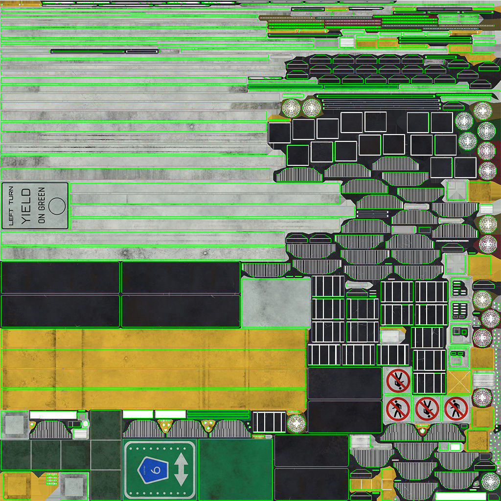 Street Light with Traffic 07 Low-poly 3D model_13