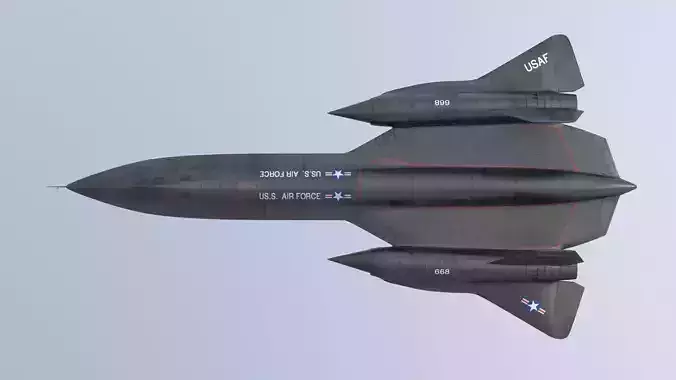 Lockheed SR-71 Blackbird 3D model