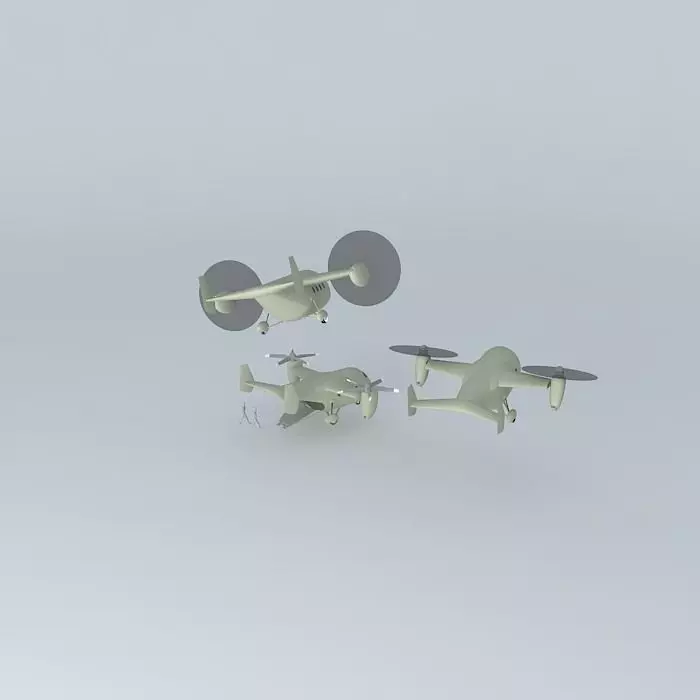 TILT ROTOR Free 3D model_0