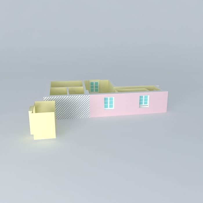 House Free 3D model_2