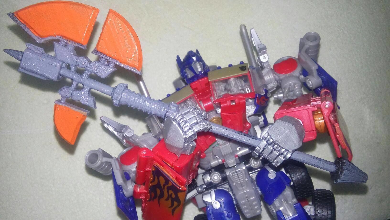 OPTIMUS PRIME LEADER CLASS ROTF POSEABLE HANDS 3D print model_7