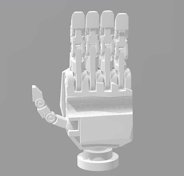 OPTIMUS PRIME LEADER CLASS ROTF POSEABLE HANDS 3D print model_3