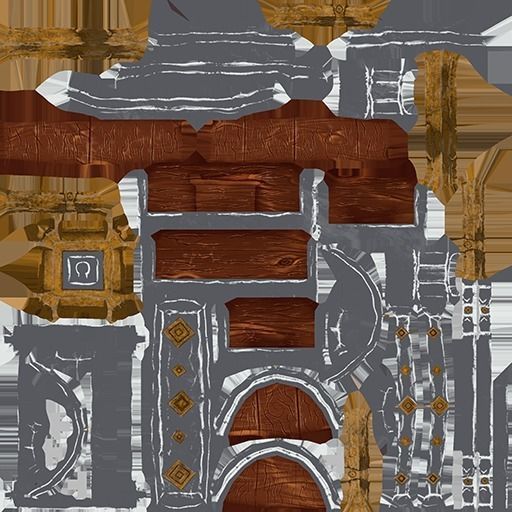 Stylized Treasure Box Low-poly 3D model_11