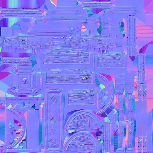 Stylized Treasure Box Low-poly 3D model_12