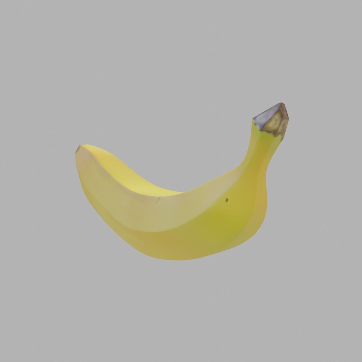Banana Low-poly 3D model_2