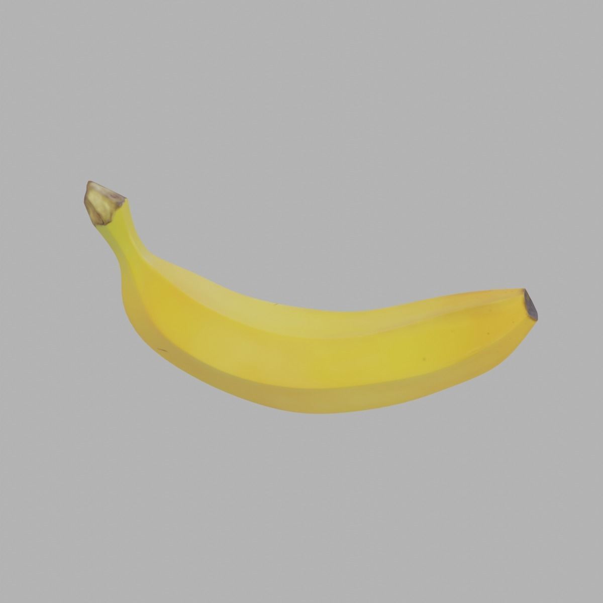 Banana Low-poly 3D model_4