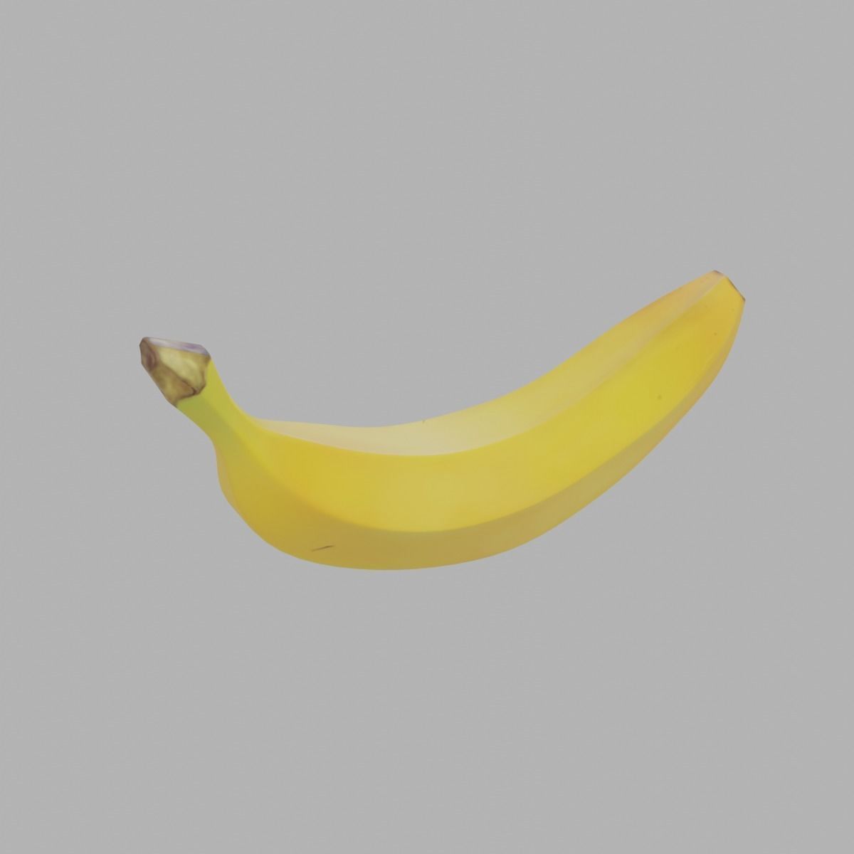 Banana Low-poly 3D model_3