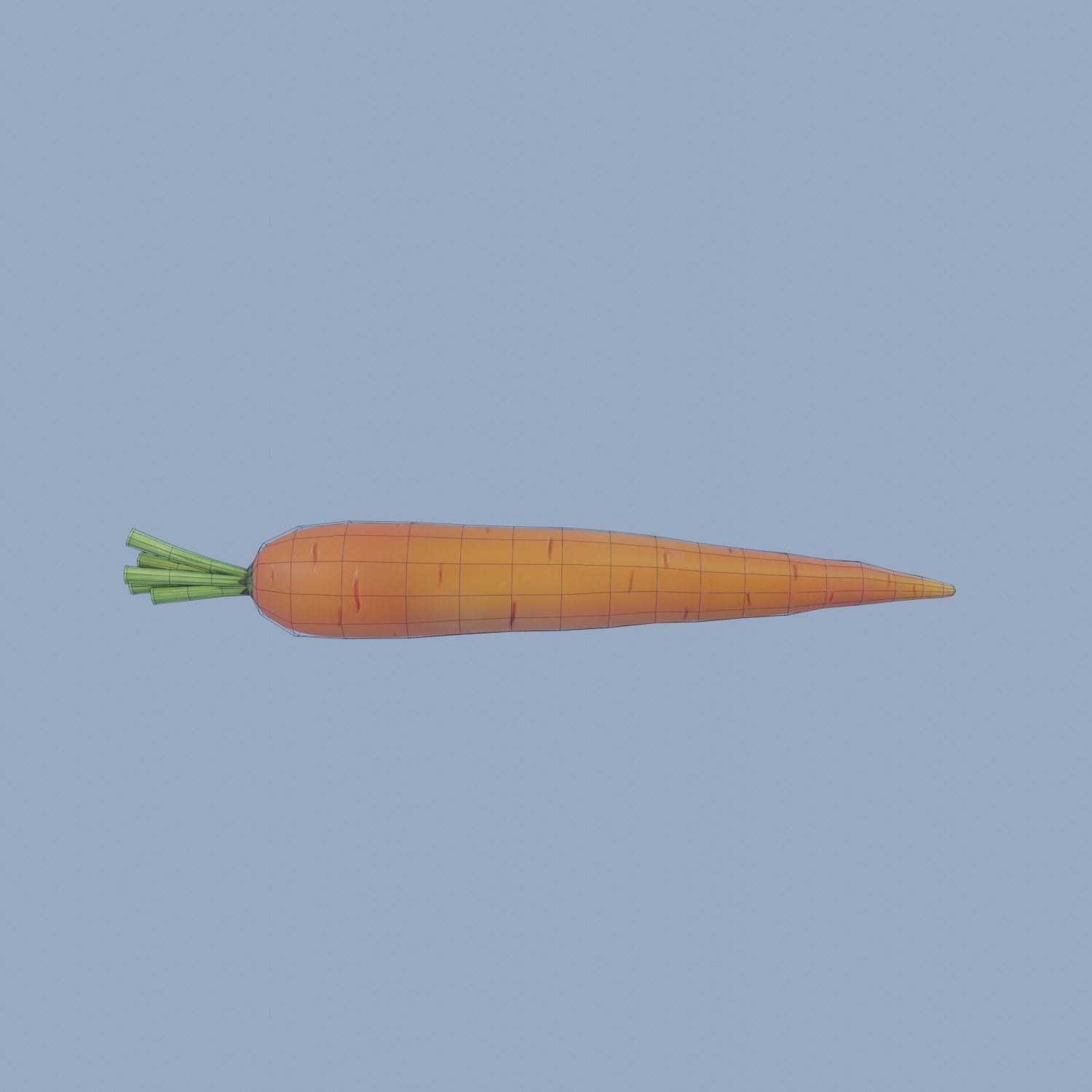 Carrot 3D model_4