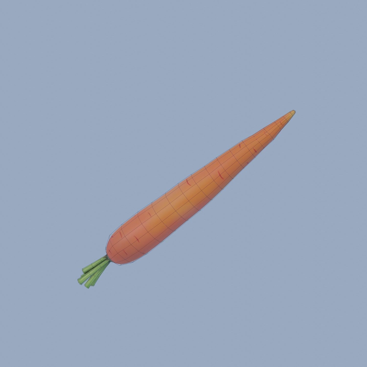 Carrot 3D model_5
