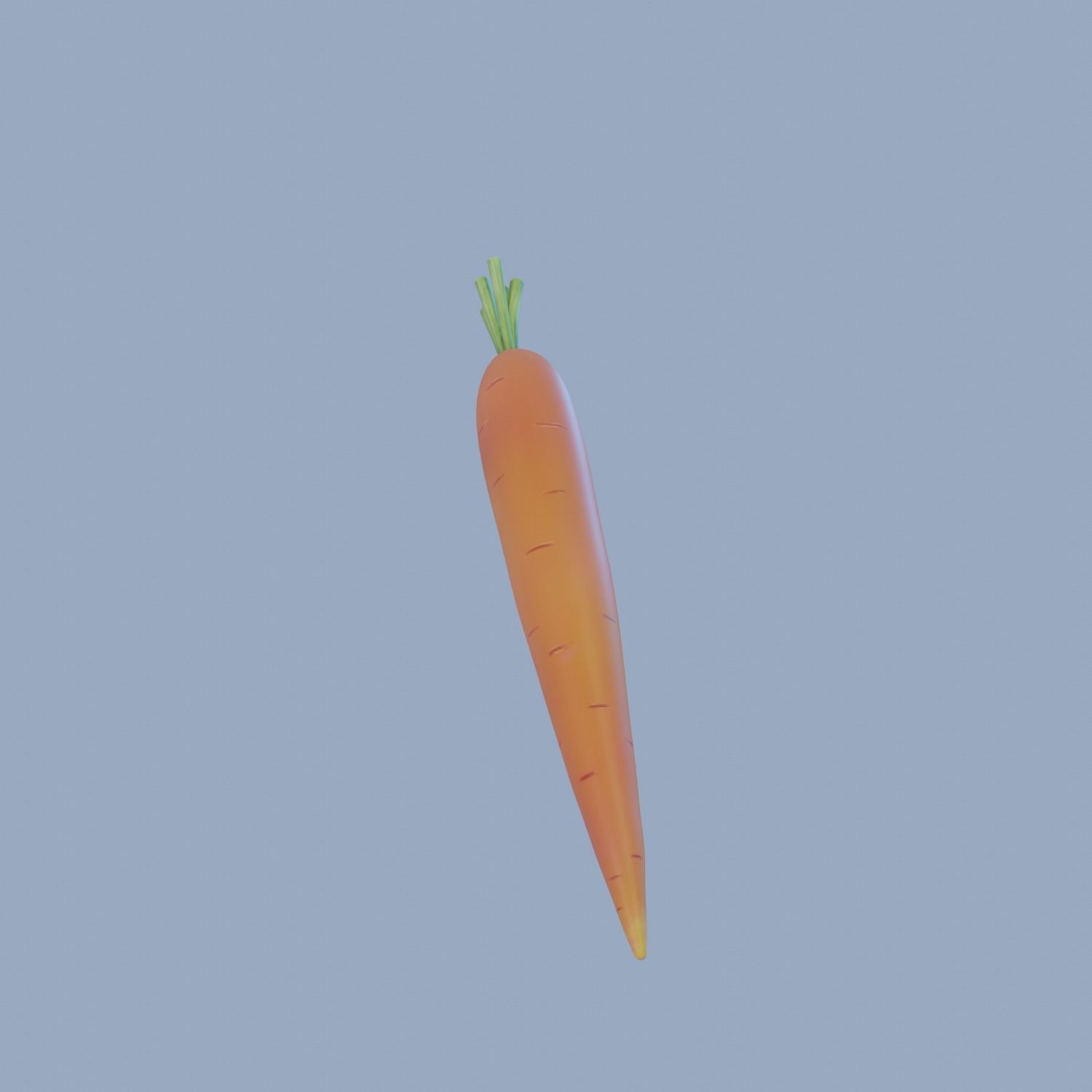 Carrot 3D model_1