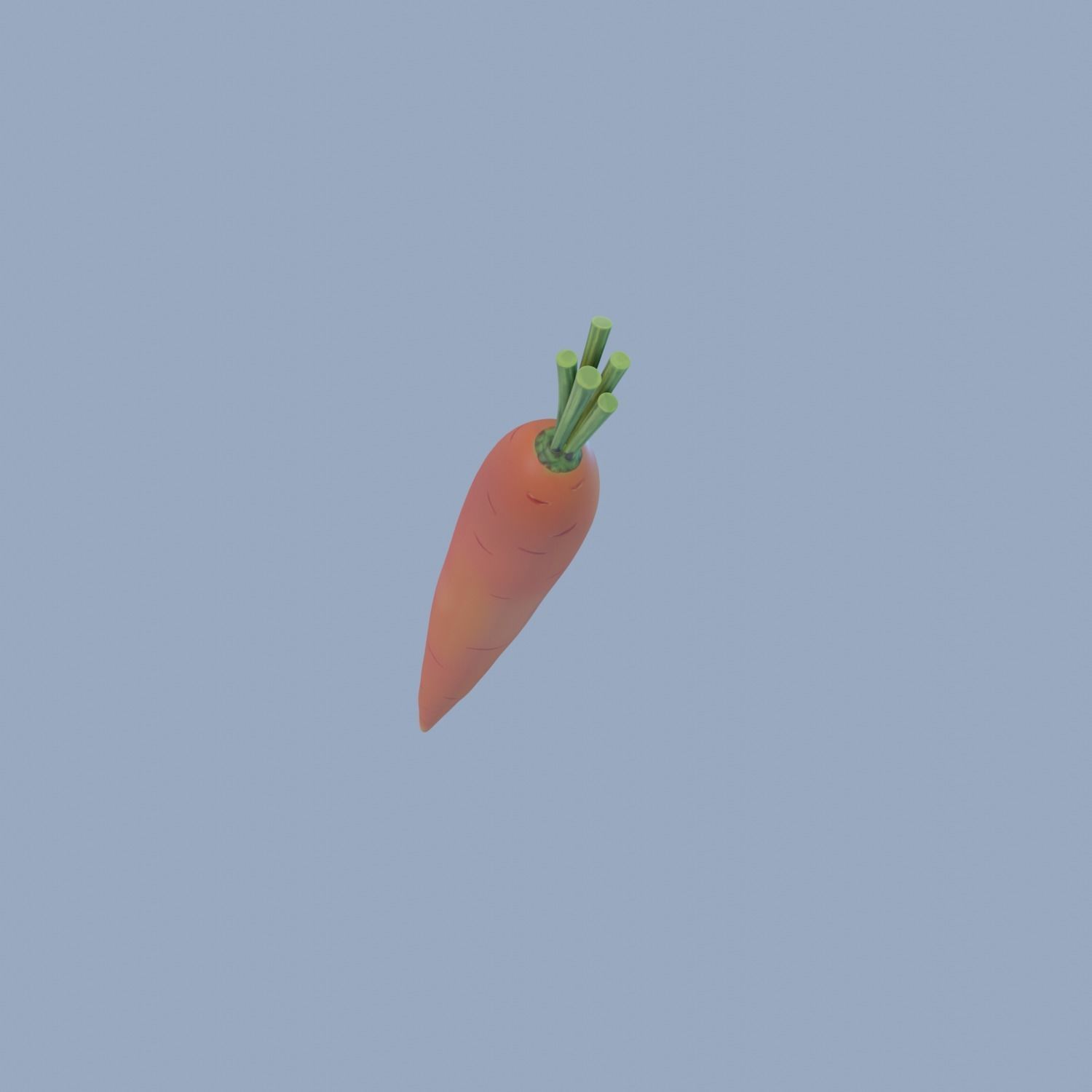 Carrot 3D model_3