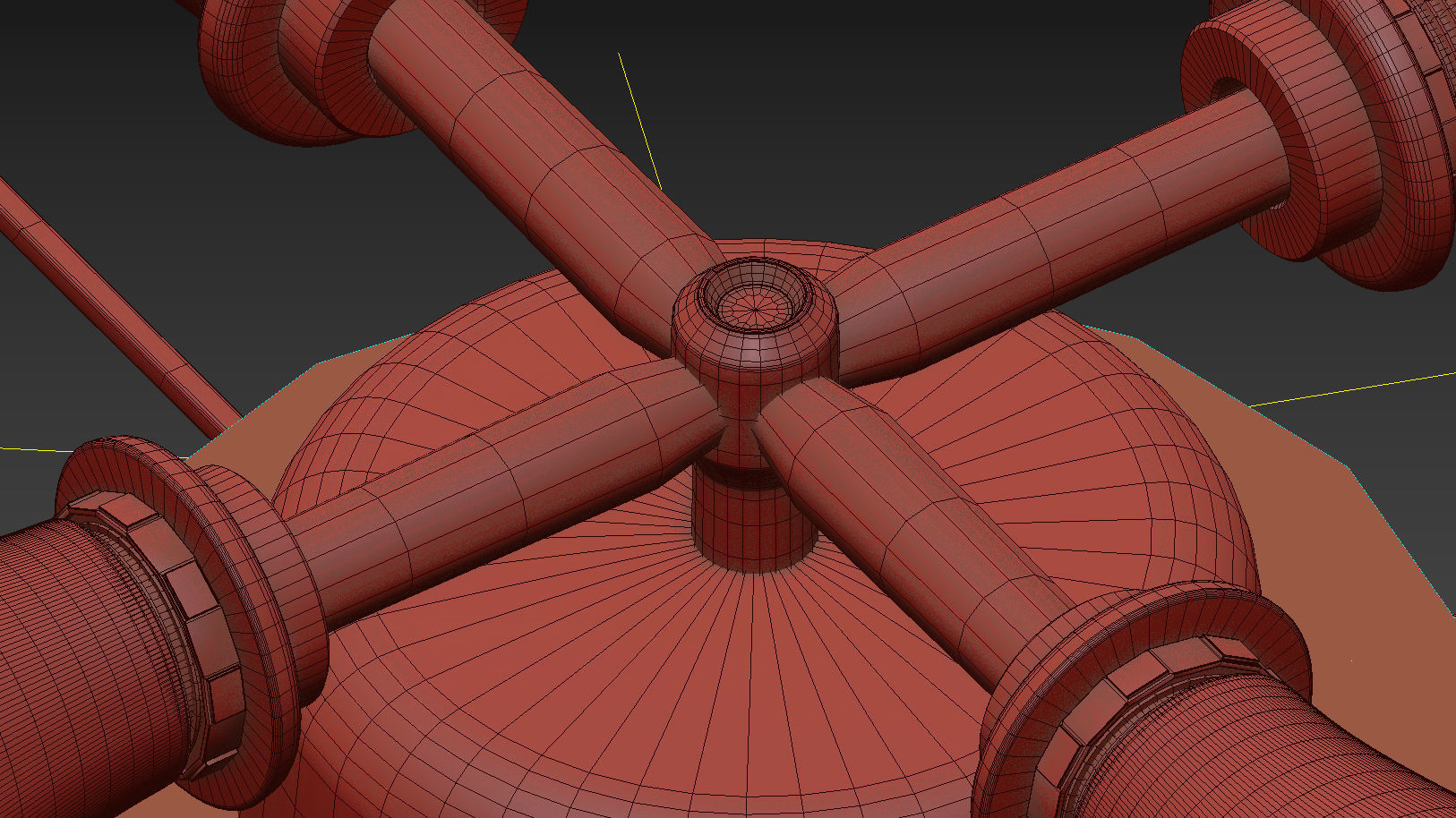 B and B Italia Abat Jour Contemporary Table Lamp 3D model_9