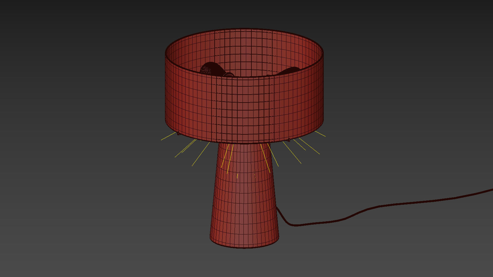 B and B Italia Abat Jour Contemporary Table Lamp 3D model_6