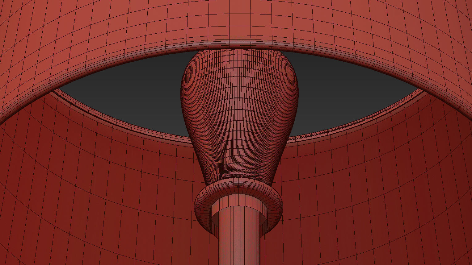 Santa and Cole AMERICANA BY MIGUEL MILA Table Lamp 3D model_3