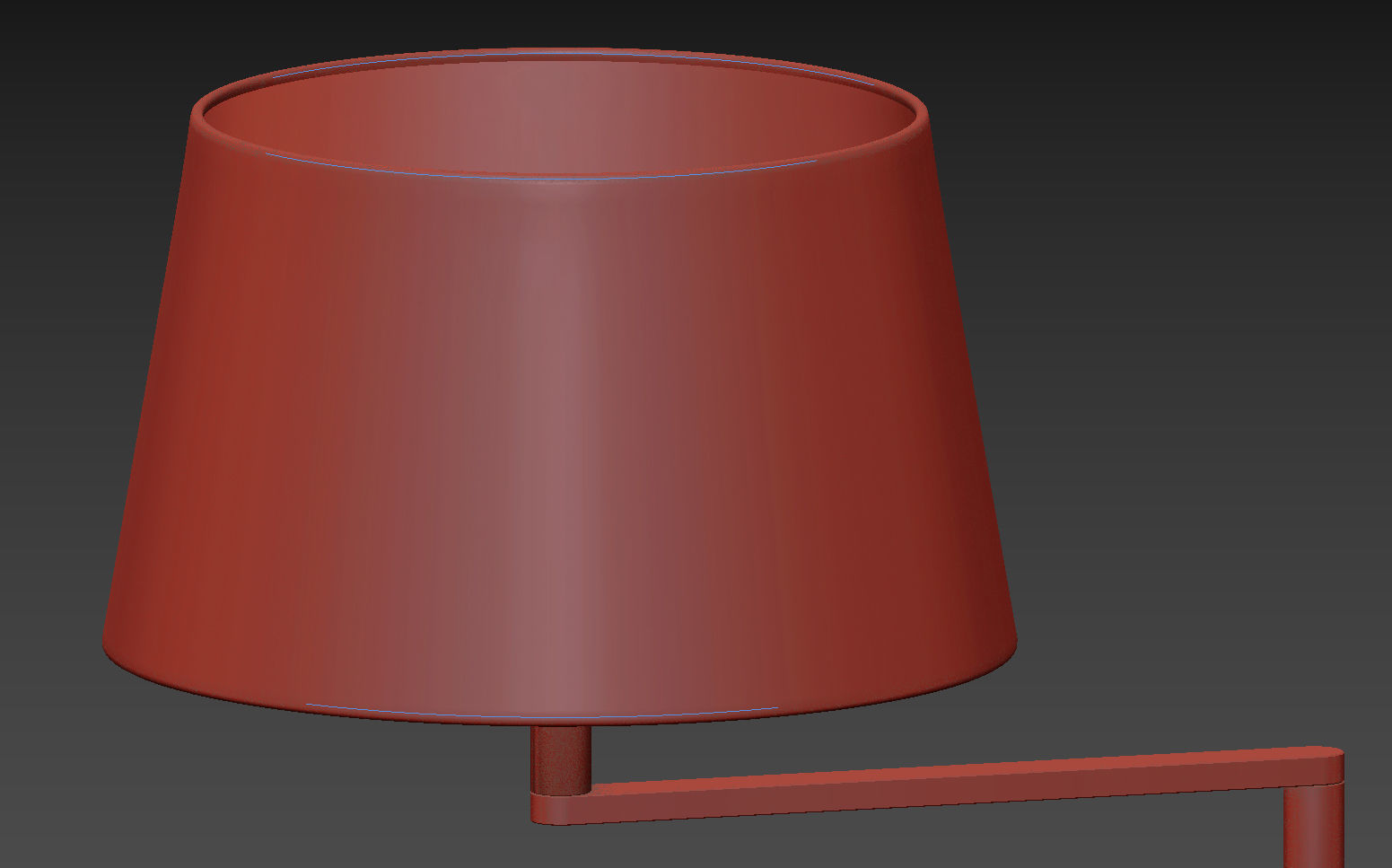 Santa and Cole AMERICANA BY MIGUEL MILA Table Lamp 3D model_6