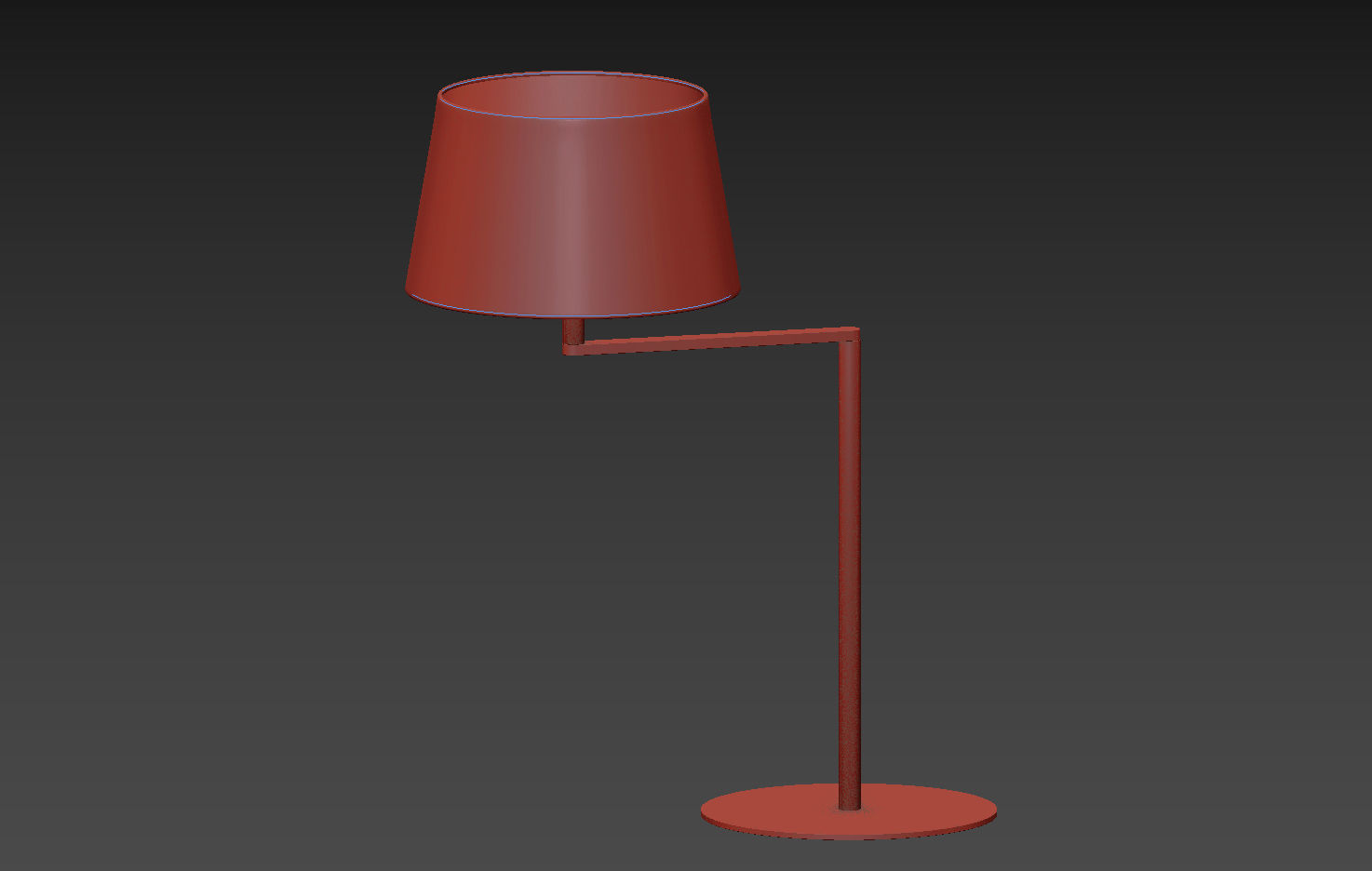 Santa and Cole AMERICANA BY MIGUEL MILA Table Lamp 3D model_5