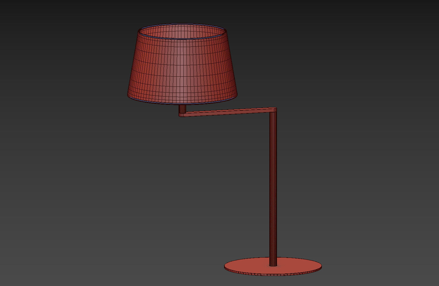 Santa and Cole AMERICANA BY MIGUEL MILA Table Lamp 3D model_4