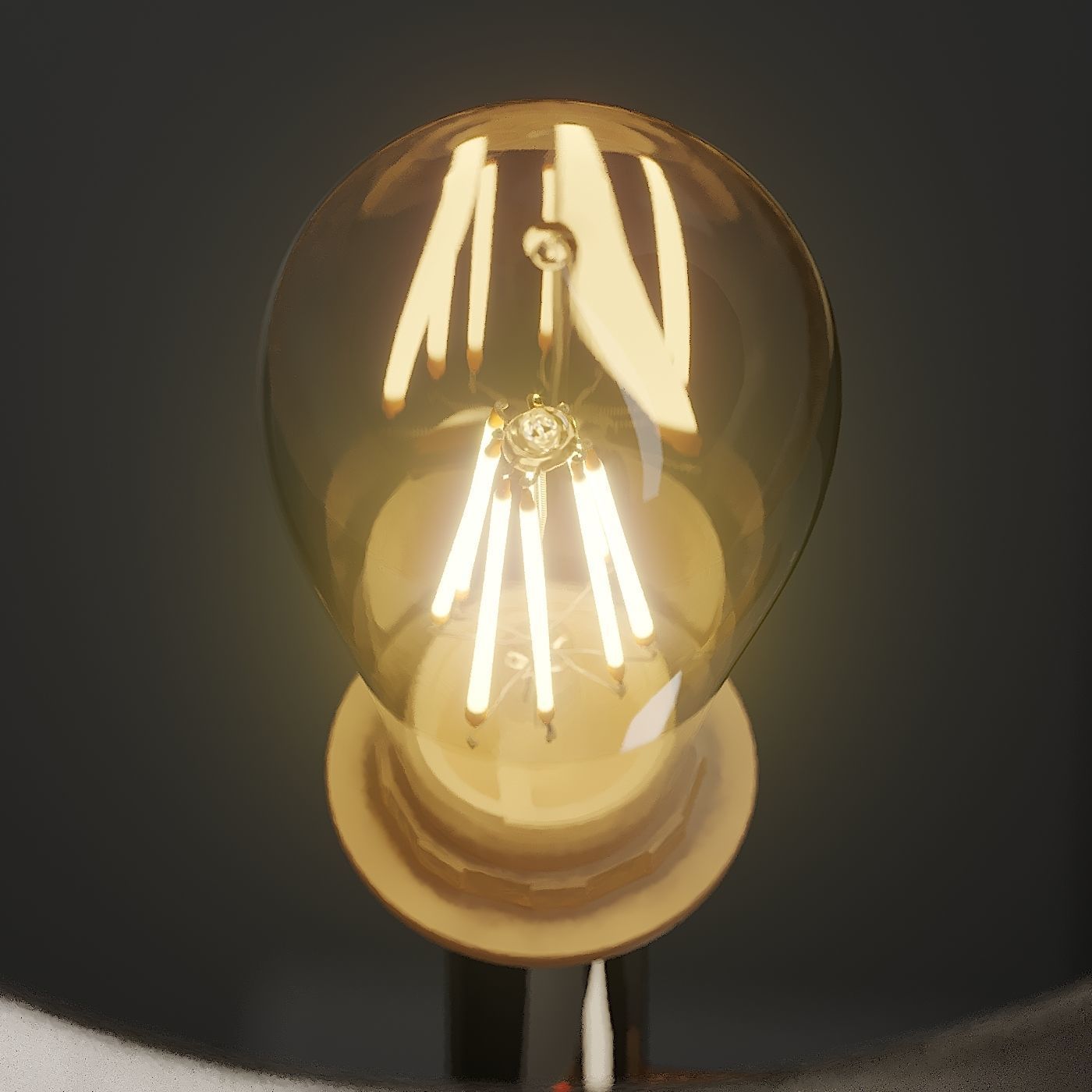 Santa and Cole AMERICANA BY MIGUEL MILA Table Lamp 3D model_1